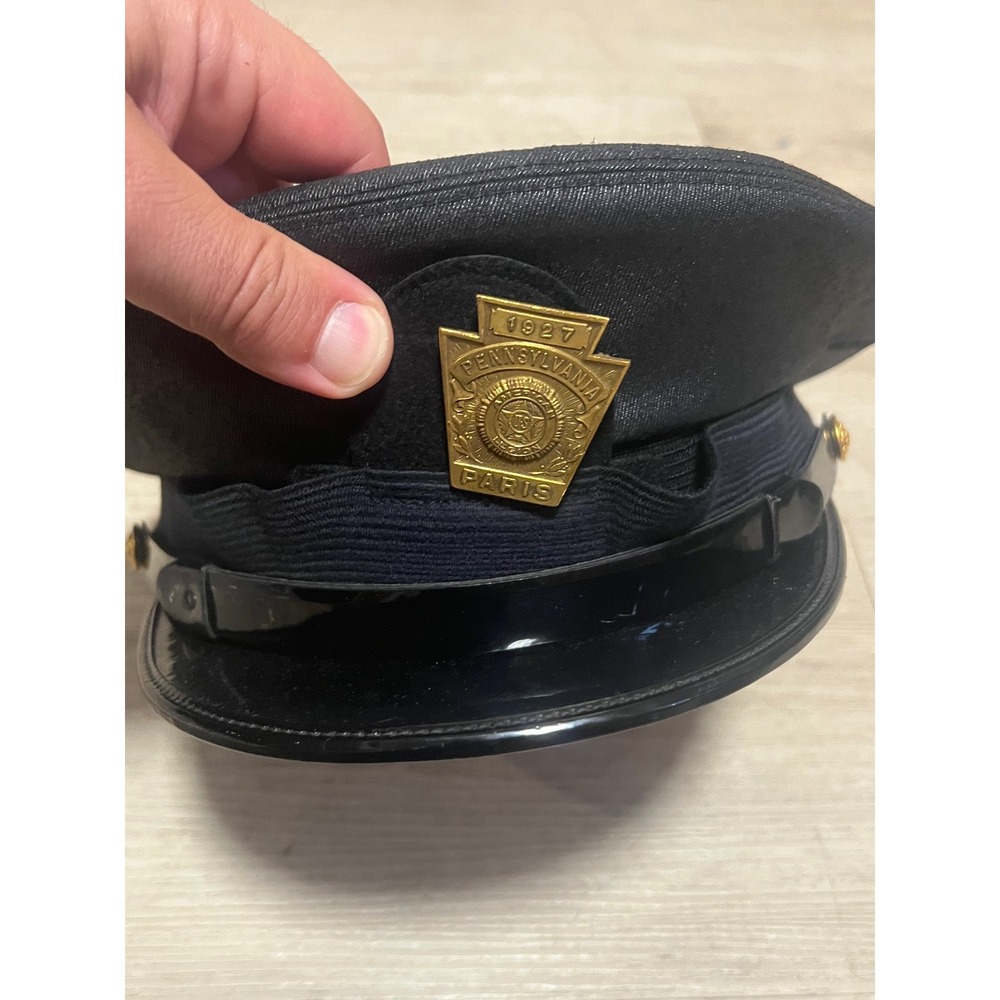 Bancroft Military Pak-Cap Pennsylvania Paris 1927 American Legion Hat Sz 7